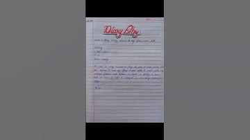 Diary Entry About first metro ride | Diary Entry kaise likhe | DAILY ENTRY