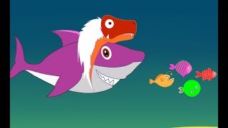 Baby Shark and T-Rex&#39;s Brothers | Baby Shark with Dinosaur Costume V3 | Song For Kids