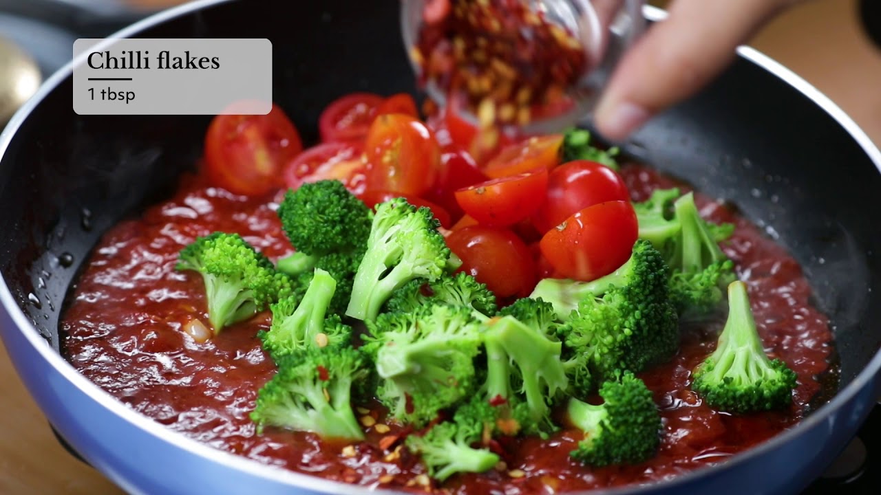 How to cook Spaghetti with Broccoli and Cherry Tomato YouTube
