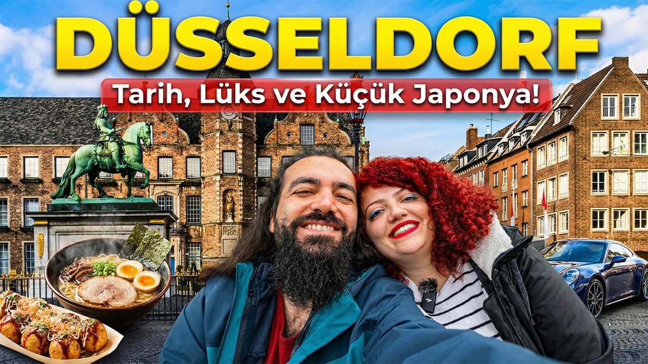Almanya Düsseldorf: Lüks ve Tarihin Buluşma Noktası Gezi Vlog Bölüm 1