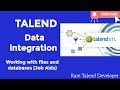 Talend data integration jobs json and mysql talend basic jobs etl process 