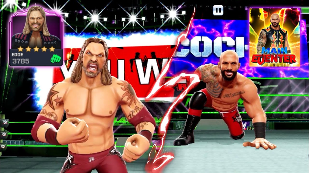 EDGE vs RICOCHET WWE MAYHEM. 5 star EDGE VS RICOCHET.