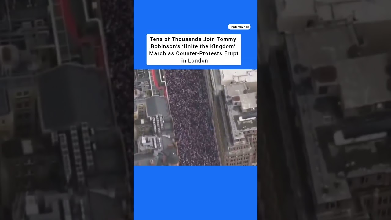 Tommy Robinson Rally Sparks Mass Protests in London