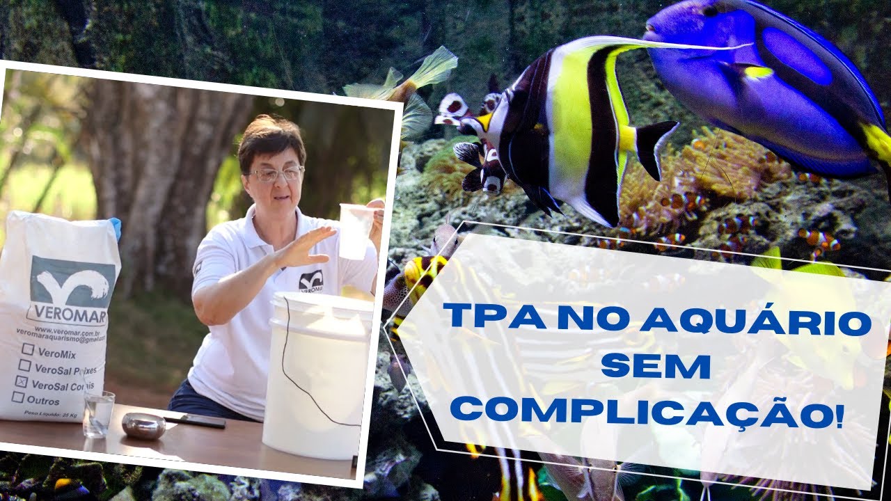 SAL VEROMAR: Como fazer uma TPA no aquário