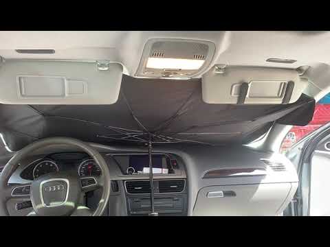 Car Windshield Sun Shade for Car Front Window Blocks UV Rays Heat Keep Vehicle Cool, Fits Most Cars