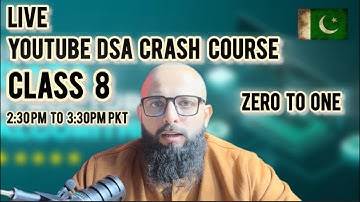 DSA Class 8 | Introduction to Data Structures & Algorithms for Beginners (Urdu/Hindi)