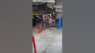 😁 #fyp #foryou #mechanic #apprentice #mechanicgirl #tiktok #reels #cargirl #garage #safetyboots
