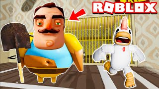 HELLO NEİGHBORIN HAPİSHANESİNDEN KAÇTIK !! 😱 Roblox