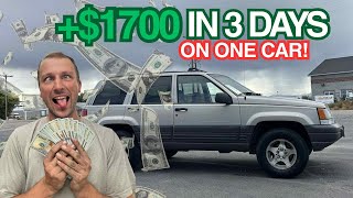 I Flipped A Cheap Marketplace Jeep For Crazy Profit! 