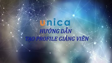 Hướng dẫn tạo Profile giảng viên