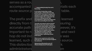 Understanding Routing Protocols #ciscocatalyst #computer #ciscoswitch #automation #windows