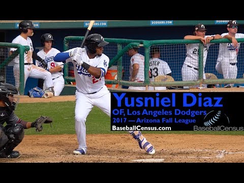 Yusniel Diaz, OF, Los Angeles Dodgers — 2017 Arizona Fall League