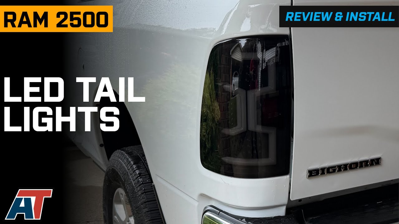 Обзор и установка светодиодных задних фонарей RAM 2500 2019–2024 годов выпуска