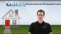 How do you qualify for a USDA new construction loan with no down payment? 