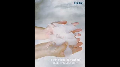 5T flake ice machine with bitzer compressor