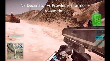 Planetside 2 NS Decimator Testing
