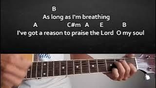 Praise -Elevation Worship-Acoustic Guitar Tutorial With Chords and Lyrics playthrough