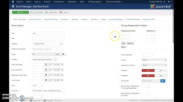 Basics of Creating an Event in Event Booking