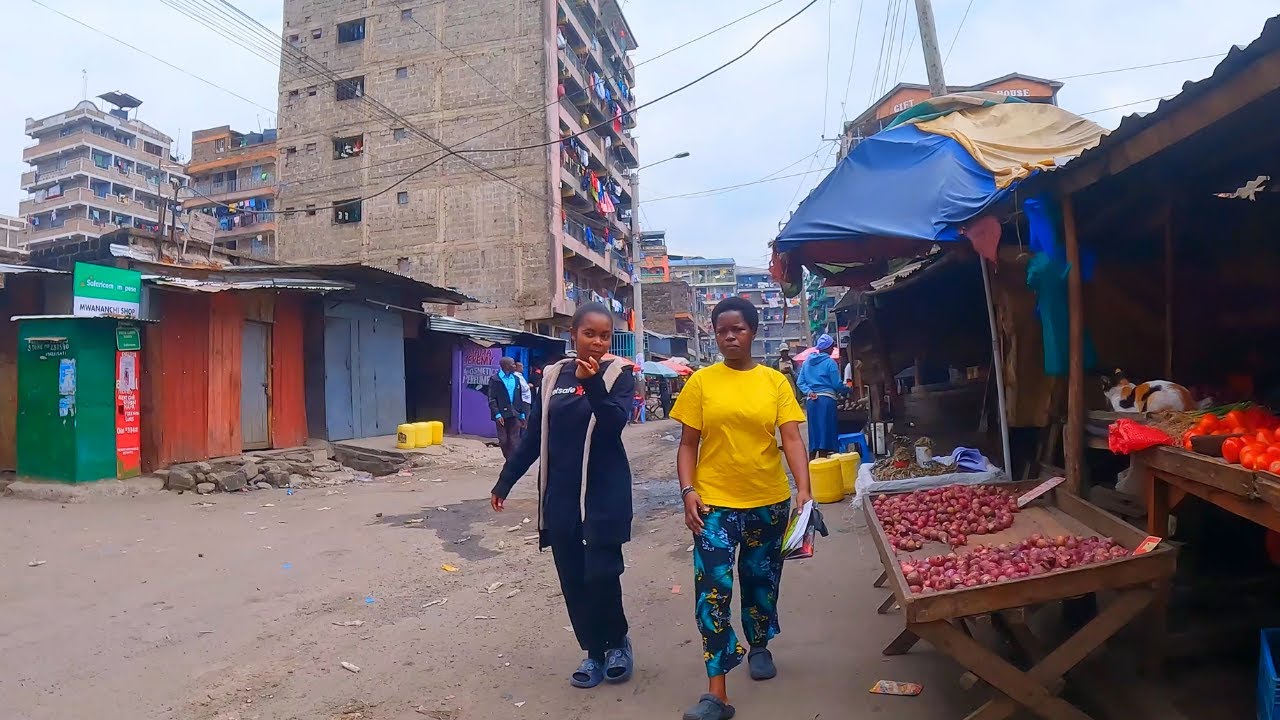 Huruma Estate, Exploring Nairobi`s Eastlands, 4k walking tour