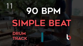 90 BPM Drum Beat - Simple Straight