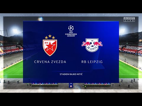 FK Crvena Zvezda Belgrad 1-2 RB Rasen Ballsport Leipzig ( Champions League  2023 - 2024 ) :: Resumos :: Videos 