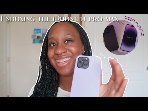 Iphone 14 pro max unboxing (Deep purple) | Tohan Christy