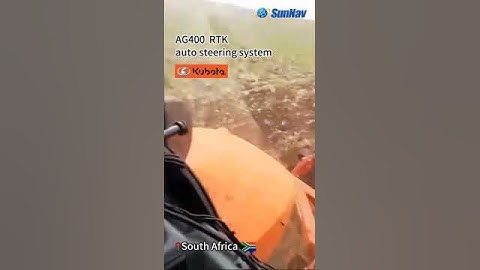 The AG400 RTK auto steering system has received wide acclaim in the South African market