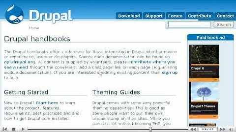 Drupal Help Section Overview | Tutorial