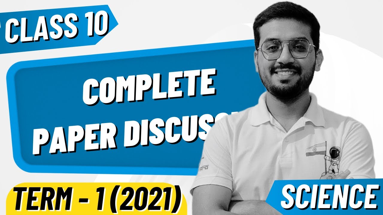 Analyzing CBSE Term 1 2021 Science Question Paper Class 10 Board