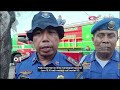 Kobaran Api KM Gracias saat Diperbaiki di Pelabuhan Mayangan Probolinggo