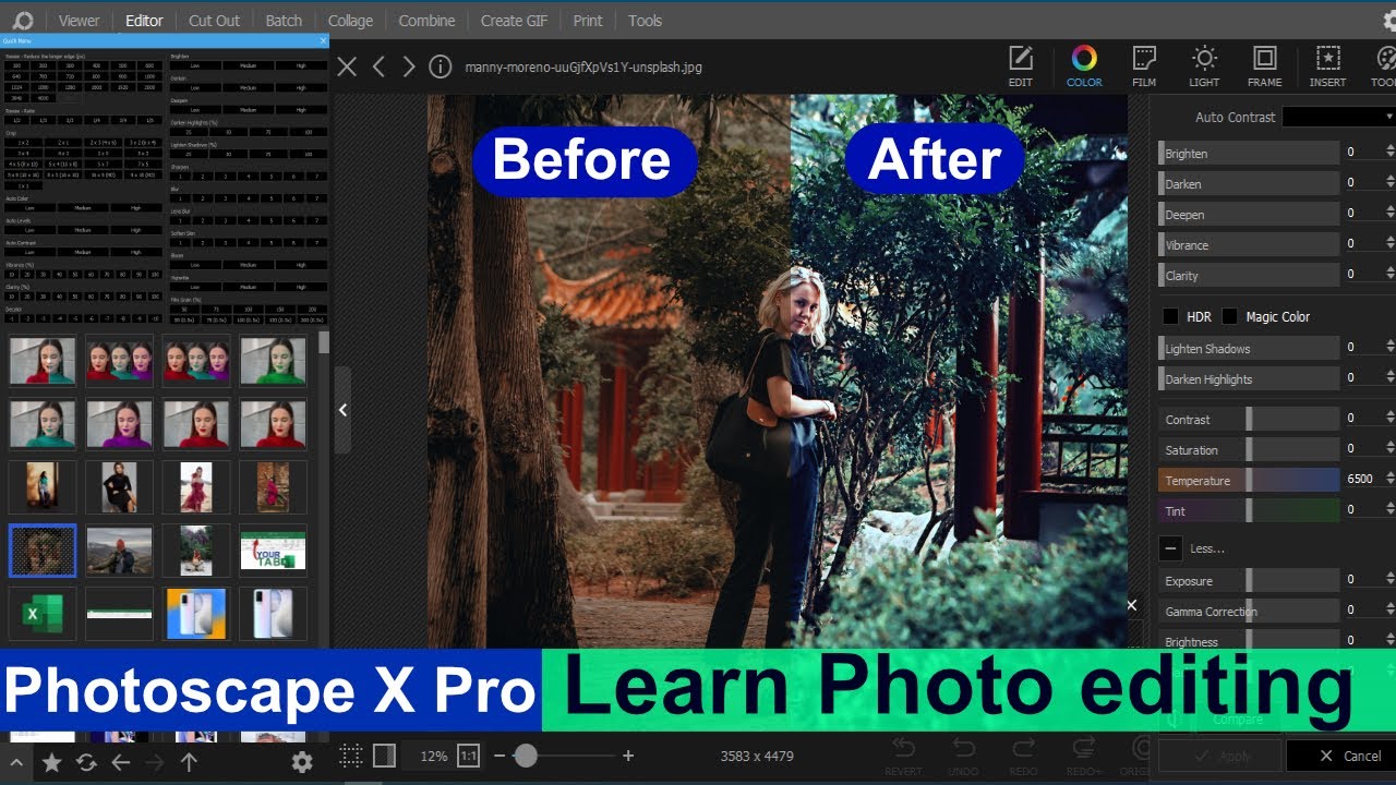 How to use Photoscape x pro Hindi tutorial 2021 | Best photo editing Application for laptop or pc