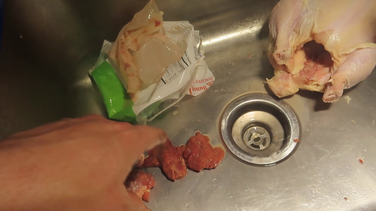 Live WORM Found In Organic Chicken!