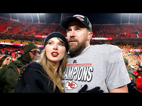 Travis Kelce Says He's Taylor Swift's 'Plus One' in RARE Relationship Comments - YouTube