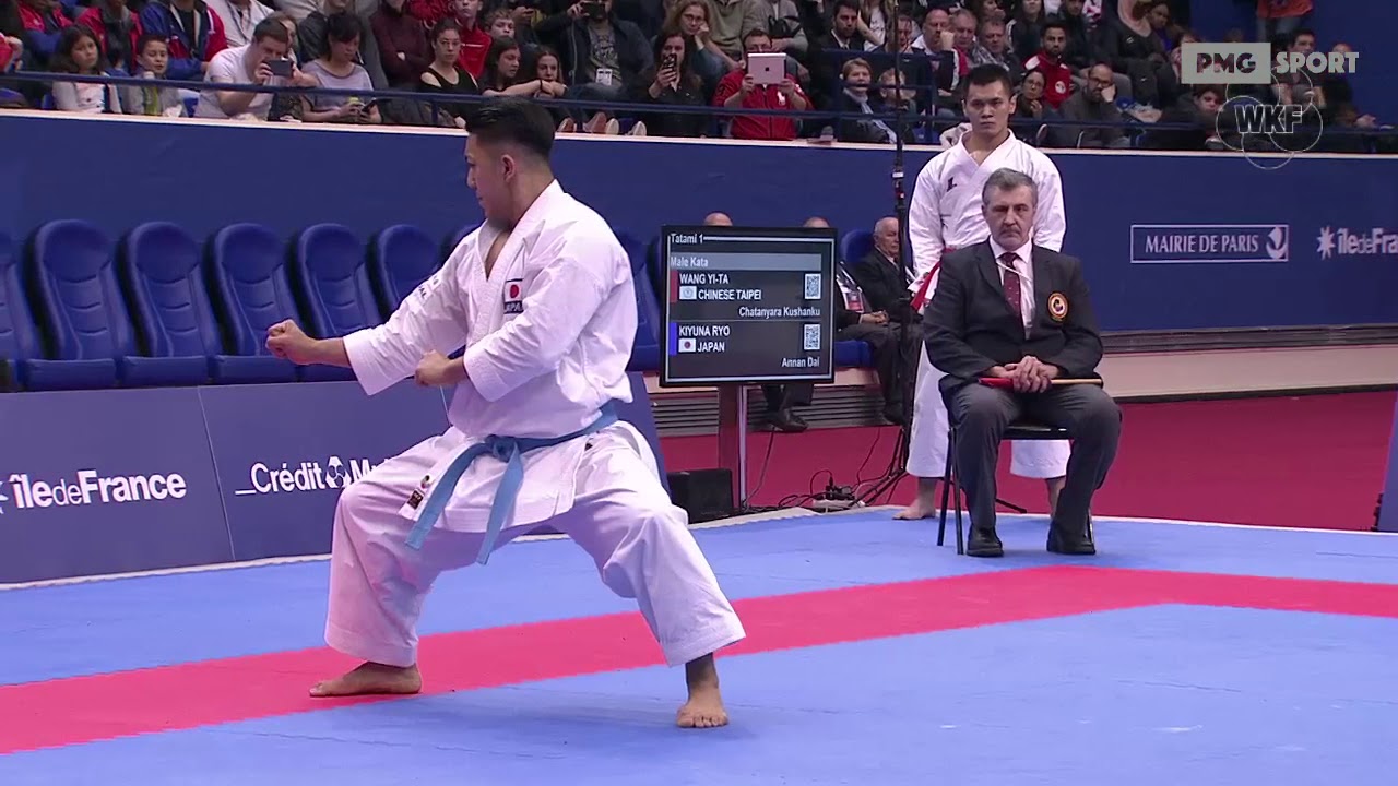 Karate Premier League Paris! Finals Gold Medal Ryo Kiyuna YouTube