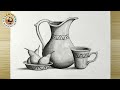 How To Draw How To Draw Still Life Easy Drawing Pencil Drawing رسم سهل رسم طبيعة صامتة 