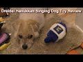 Jewish Dreidel Hanukkah Plush Singing Dog Toy by Multipet REVIEW