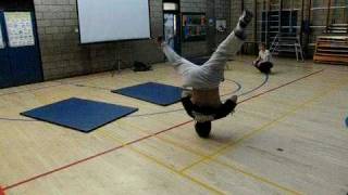 bboy joro slow motion headspin