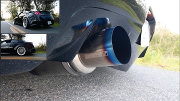 G35 Coupe w/ TOMEI Single Exhaust (Raw Sound Clips)