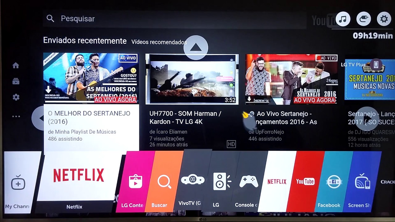 Tv Smart 55 Xbox LG 4k Comando de voz Controle original - Áudio