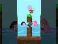 HELP ZOEY ESCAPE FROM MIRA'S PLOT IN HOT AND COLD CHALLENGE - Kpop Demon Hunters Animation #shorts