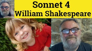 🔵 Sonnet 4 by William Shakespeare Summary - Sonnet 4 by William Shakespeare Analysis