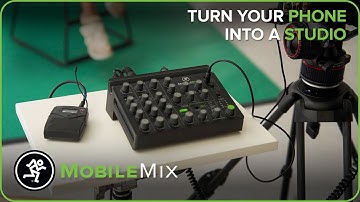 Mackie MobileMix 8-Channel USB-Powerable Mixer for A/V Production, Live Sound and Streaming