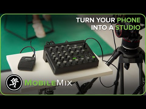 Mackie MobileMix 8-Channel USB-Powerable Mixer for A/V Production, Live Sound and Streaming