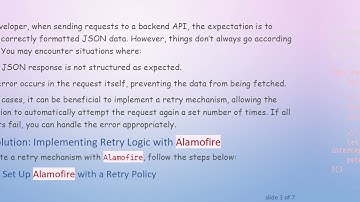 How to Handle JSON Requests with Alamofire in Swift: Implementing Retry Logic
