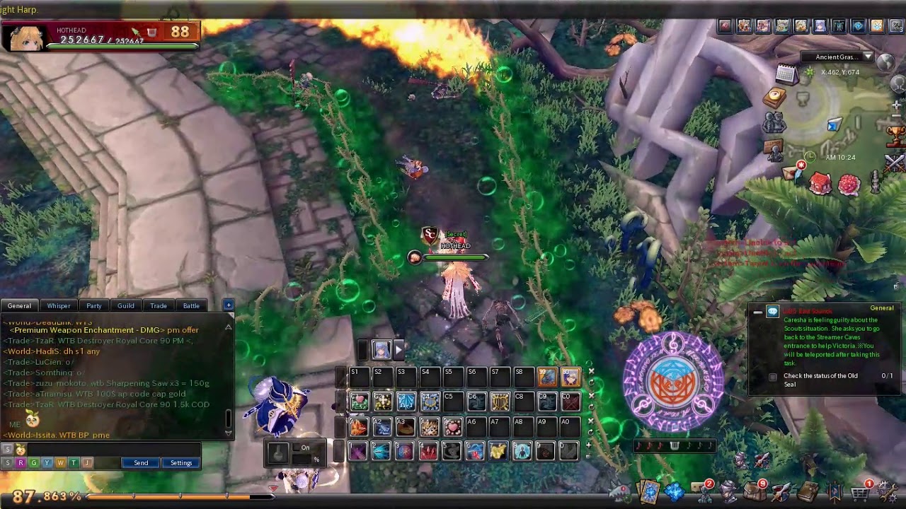 Aura Kingdom 85 Quest Lv85 East Sounds