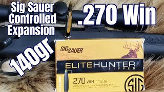 270 Sig Sauer Controlled Expansion 140gr Review