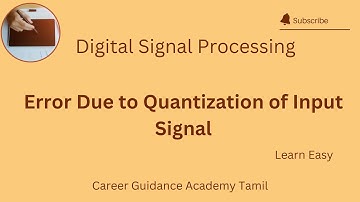 Error due to Quantization of Input Data by ADC