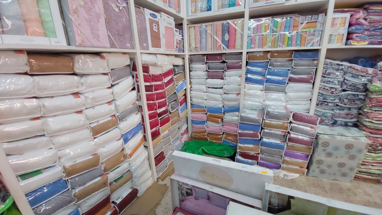 اكتشاف مصنع قماش كفرات المراتب والانتريه واللحاف الاختراع الجديد عند مصنع وهيب