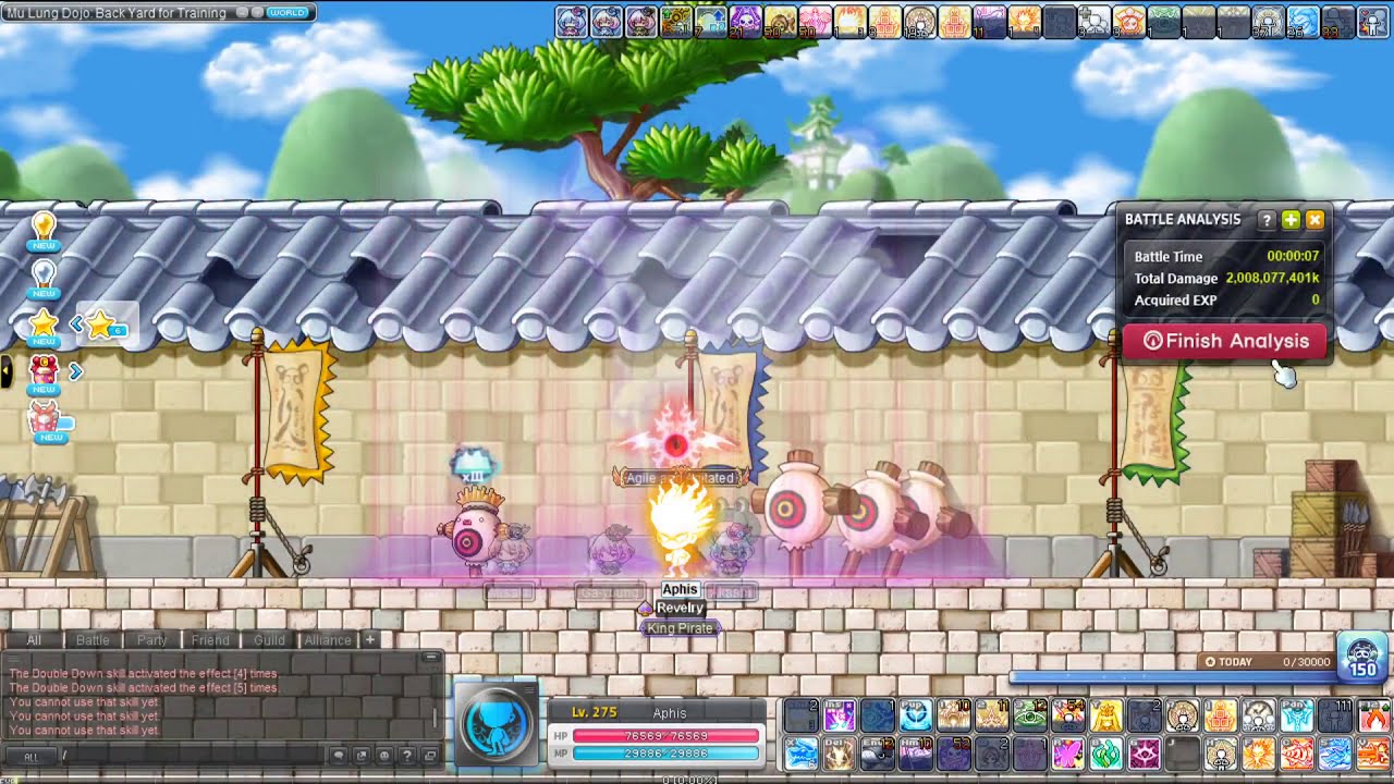 Maplestory [Elysium] - Buccaneer New 5th Job Skill: Howling Fist