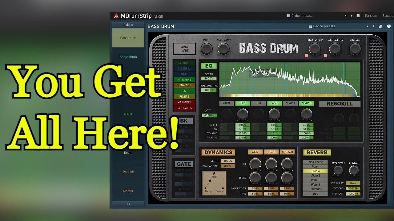 New All in One Mixing VST Plugin For Mixing Acoustic Drums by Melda